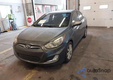 2013 Hyundai Accent Gls from USA, damaged, VIN KMHCU4AE3DU315551